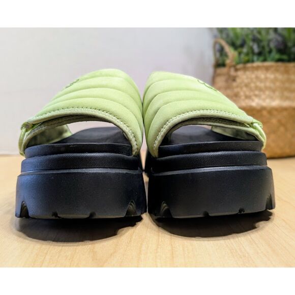UGG Caterpillar Green Callie Platform Sandals Women's Size 8 *NEW* - Picture 6 of 12